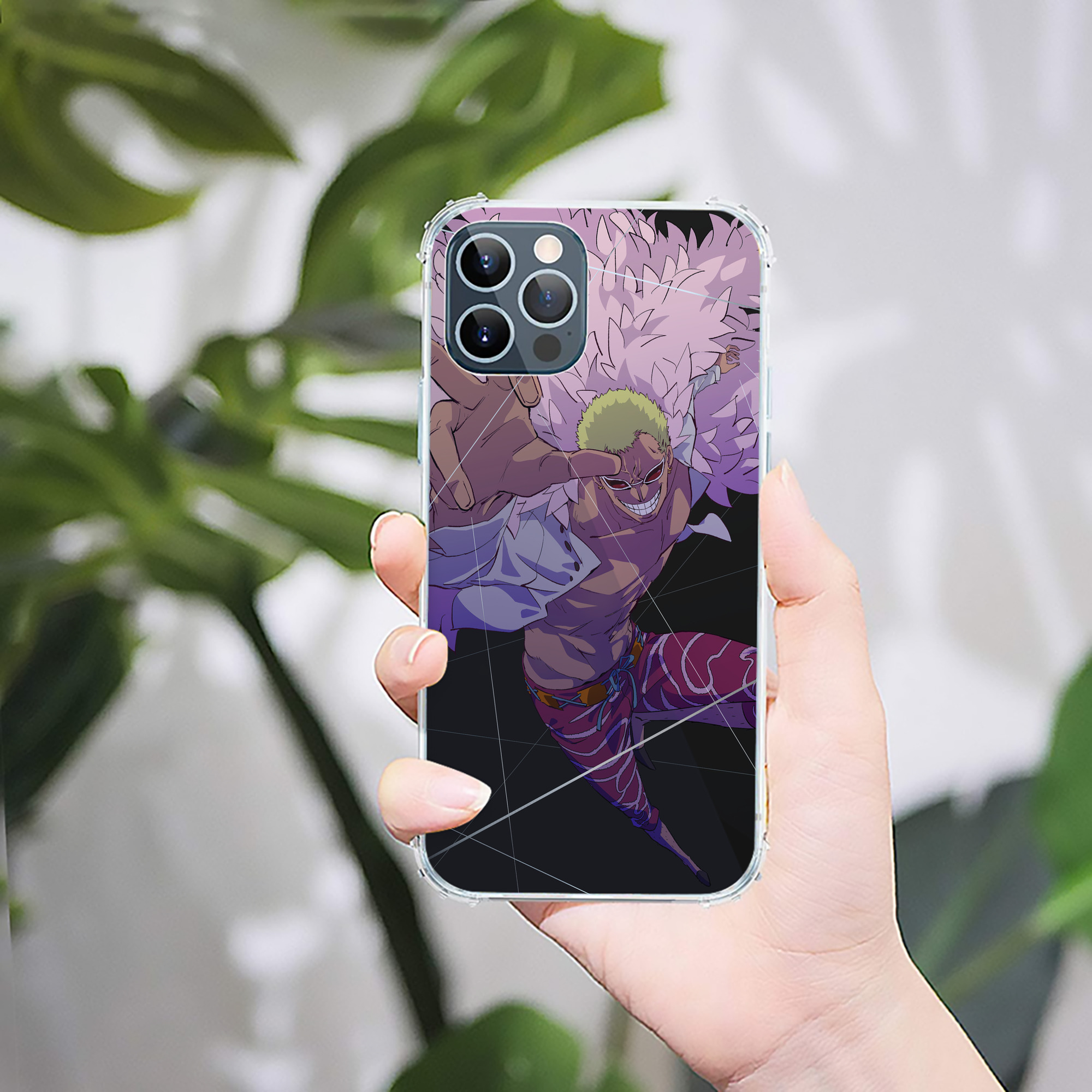 （画像用） ワンピース ONE PIECE 【iPhone 12シリーズ対応】透明スマホケース（クリアソフトケース）